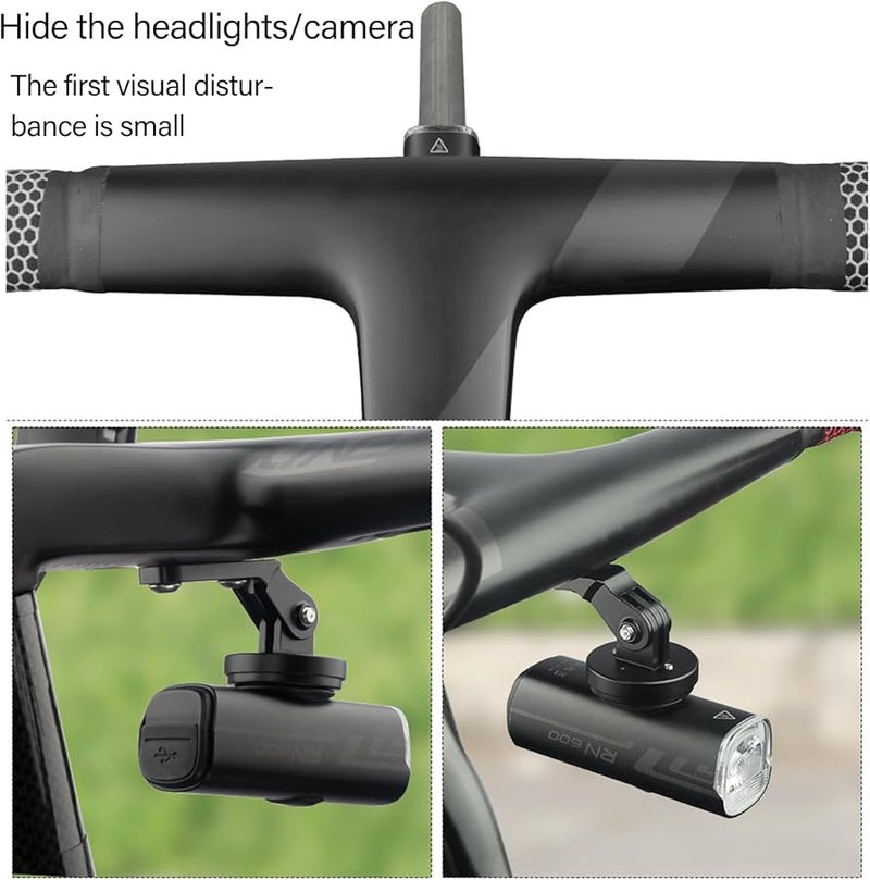 Universal Bike Handlebar Mount Extension Stand for Headlight and Computer in Color B - Image 3